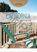 Test Bank For California Real Estate (Latest Update 2024)
