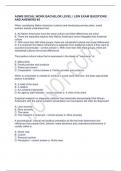 ASWB SOCIAL WORK BACHELOR LEVEL - LSW EXAM QUESTIONS AND ANSWERS #5