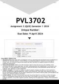 PVL3702 Assignment 2 &lpar;ANSWERS&rpar; Semester 1 2024 - DISTINCTION GUARANTEED