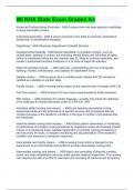 WI NHA State Exam Graded A&plus;