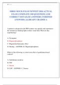 MRSO MOCK EXAM NEWEST 2024 ACTUAL EXAM COMPLETE 100 QUESTIONS AND CORRECT DETAILED ANSWERS &lpar;VERIFIED ANSWERS&rpar; &vert;ALREADY GRADED A 