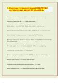 CALIFORNIA STATE BARBER BOARD EXAM REVIEW QUESTIONS AND ANS&vert; 2024&sol;2025 Exam PREDICTIONS&vert;WERS&comma; GRADED A&plus;