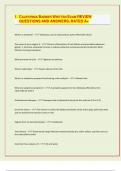 CALIFORNIA BARBER WRITTEN EXAM REVIEW QUESTIONS AND ANSWE&vert; 2024&sol;2025 Exam PREDICTIONS&vert;RS&comma; RATED A&plus;