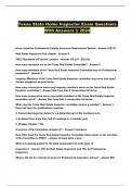 Texas State Home Inspector Exam Questions With Answers &commat; 2024