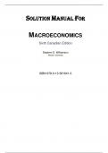 Solution Manual For Macroeconomics, Canadian Edition, 6th Edition by Stephen D. Williamson Chapter 1-18