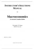 Solution Manual For Macroeconomics, 17th Edition by Christopher T.S. Ragan Chapter 1-19.