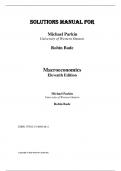 Solution Manual For Macroeconomics Canada in the Global Environment, 11th Edition by Michael Parkin, Robin Bade Chapter 1-15