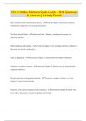 SECA Online Midterm Study Guide - 2024 Questions & Answers &vert; Already Passed