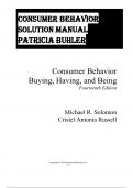 Solution Manual For Consumer Behavior Buying, Having, Being, 14th Edition by Michael R. Solomon, Cristel Antonia Russell Chapter 1-14