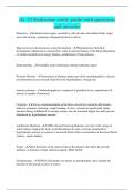 ch&period; 15 Endocrine study guide with questions and answers