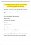 Chapter 4 The complete health history Harvey Exam with Questions and Answers