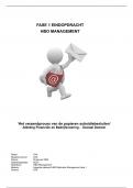 Integrale Eindopdracht Fase 1 - HBO Management - Cijfer 8,5!