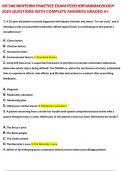 NR 546 MIDTERM PRACTICE EXAM PSYCHOPHARMACOLOGY  2024 QUESTIONS WITH COMPLETE ANSWERS GRADED A+