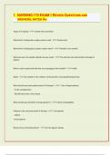 NURSING 172 EXAM 1 REVIEW QUESTIONS AND  ANSWERS&comma; RATED A&plus;&vert; 2024&sol;2025 Exam PREDICTIONS&vert;