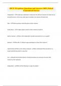 SPCE 316 quizzes Questions and Answers 100&percnt; Solved &vert;Guaranteed Success