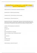 Surgical Prep & Assisting Qs & As with 100&percnt; Correct Answers &vert; Latest Rated A&plus;