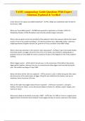 TAMU campusology Guide Questions With Expert Solutions &vert;Updated & Verified