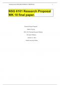 NSG 6101 Research Proposal WK 10 final paper.