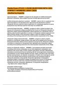 Florida Exam &lpar;FCLR&rpar; &half; EXAM &lpar;QUESTIONS WITH 100&percnt; CORRECT ANSWERS &rpar; &lpar;2024 &sol; 2025&rpar;  &lpar;Verified by Experts&rpar;