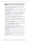 Midterm Dental Chairside Assistant Exam Questions with Verified Solutions