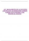 ACC 100 ELEMENTS OF ACCOUNTING AND FINANCE &lpar;SUMMER 2013&rpar; ANSWERS TO THE ACTUAL PAPER LSE&period;