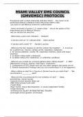 MIAMI VALLEY EMS COUNCIL &lpar;GMVEMSC&rpar; PROTOCOL