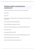 Shadow health comprehensive assessment exam 2024 with 100&percnt; correct answers