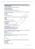 Chairside Assisting Midterm Practice Exam Questions with Verified Solutions