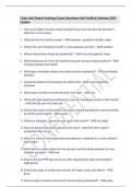 Chairside Dental Assisting Exam Questions with Verified Solutions 2024 Update