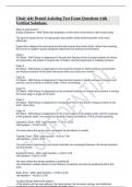 Chairside Dental Assisting Test Exam Questions with Verified Solutions