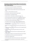 Orientation to Dental Assisting Midterm Exam Questions with Verified Solutions