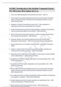 IS-100&period;C Introduction to the Incident Command System&comma; ICS 100 Latest 2024 Update Qs & As&period;