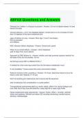 ABFAS Questions and Answers 2024 (Graded A)