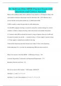 Dr&period; Sullivan Ohio MPJE Practice Exam with Questions and Correct Answers