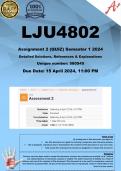 LJU4802 Assignment 2 (COMPLETE ANSWERS) Semester 1 2024 (580545)- DUE 15 April 2024 