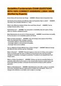 GuideWire Fundamentals EXAM &lpar;QUESTIONS WITH 100&percnt; CORRECT ANSWERS &rpar; &lpar;2024 &sol; 2025&rpar; &lpar;Verified by Experts&rpar;