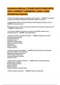 Guidewire Module 2 EXAM &lpar;QUESTIONS WITH 100&percnt; CORRECT ANSWERS &rpar; &lpar;2024 &sol; 2025&rpar; &lpar;Verified by Experts&rpar;