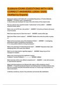 Guidewire EXAM &lpar;QUESTIONS WITH 100&percnt; CORRECT ANSWERS &rpar; &lpar;2024 &sol; 2025&rpar; &lpar;Verified by Experts&rpar;