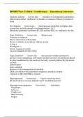 RPNCE Part 3 &lpar;Med- Conditions&rpar; &ndash; Questions&sol;Answers