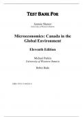 Test Bank For Microeconomics Canada in the Global Environment, 11th Edition by Michael Parkin, Robin Bade Chapter 1-18