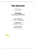 Test Bank For Marketing An Introduction, Canadian Edition, 7th Edition by Gary T. Armstrong, Philip Kotler, Valerie Trifts, Lilly Anne Buchwitz Chapter 1-16