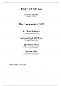 Test Bank For Macroeconomics, Canadian Edition, 3rd Edition by Glenn Hubbard, Anthony Patrick O'Brien, Apostolos Serletis, Jason Childs Chapter 1-15