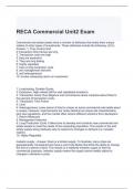 RECA Commercial Unit2 Exam with complete solutions