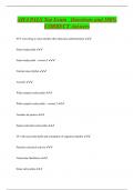 AHA PALS Top Exam Questions and 100%  CORRECT Answers