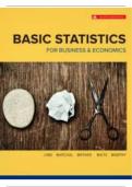 Solution Manual For Basic Statistics For Business And Economics 7th Edition _By Douglas A. Lind, William G. Marchal, Samuel A. Wathen, Carol Ann Waite, Kevin Murphy