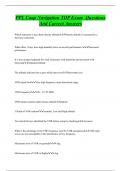 PPL Caap Navigation TOP Exam Questions  And Correct Answers
