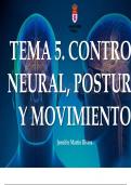 Tema 5. Control neural, postura y movimiento