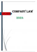 Company Law_LML4806_Assignment 2_Semester 1_2024