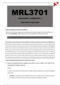 MRL3701 Assignment 2 [Detailed Answers] Semester 1 - Due: 9 April 2024