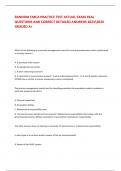 RANDOM CMCA PRACTICE TEST ACTUAL EXAM REAL  QUESTIONS AND CORRECT DETAILED ANSWERS 20232024  GRADED A&plus;